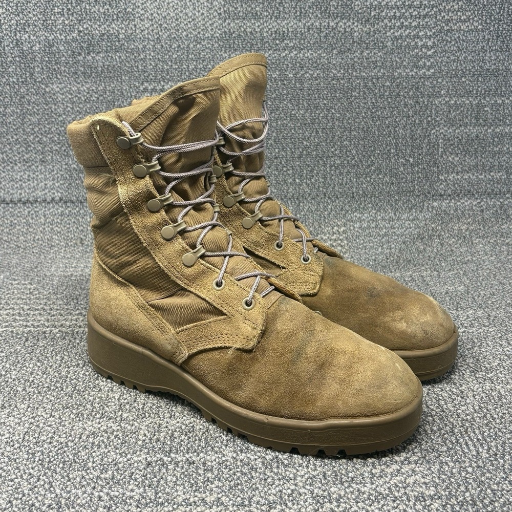 US Army Hot Weather Combat Boots Coyote Men's 8W Vibram Military Tactical USA